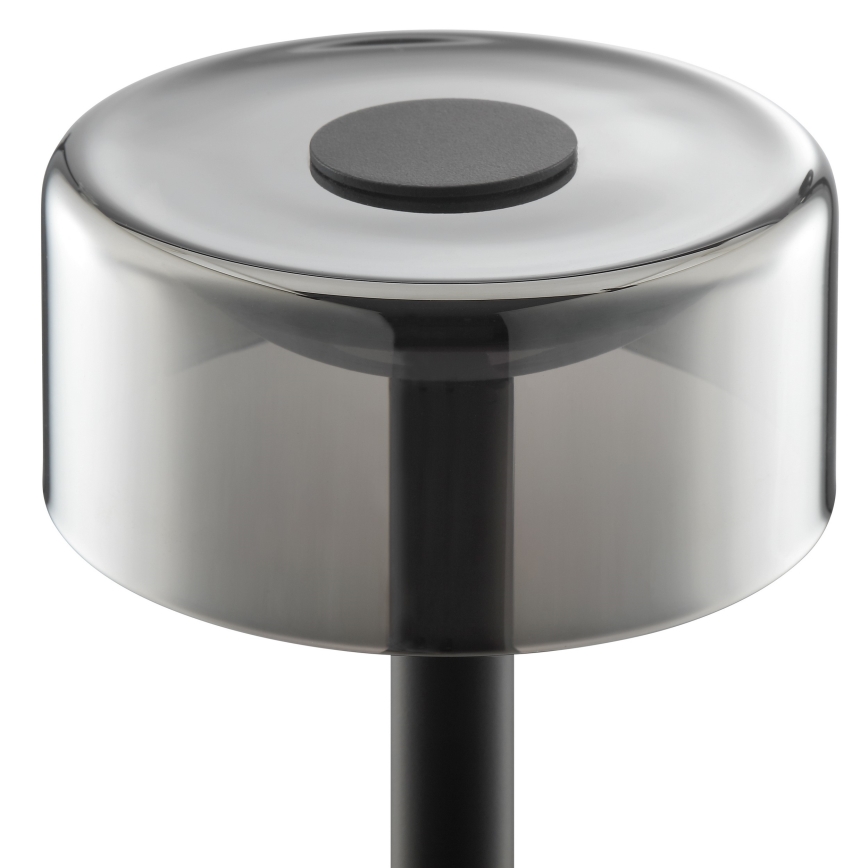 Brilliant - LED stmievateľná nabíjateľná dotyková vonkajšia stolná lampa RAZOR LED/2,5W/5V 2700K 2600 mAh IP44 čierna