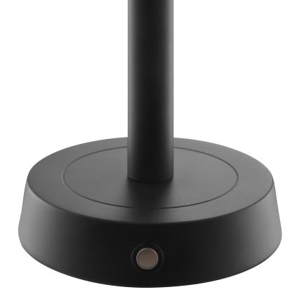 Brilliant - LED stmievateľná nabíjateľná dotyková vonkajšia stolná lampa RAZOR LED/2,5W/5V 2700K 2600 mAh IP44 čierna