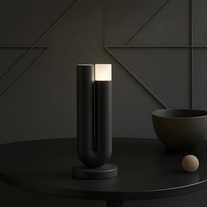 Brilliant - LED stmievateľná nabíjateľná dotyková vonkajšia stolová lampa SAYU LED/2,5W/5V 2700K 2600 mAh IP44 čierna