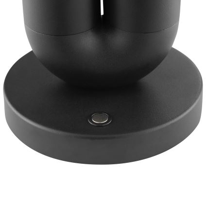 Brilliant - LED stmievateľná nabíjateľná dotyková vonkajšia stolová lampa SAYU LED/2,5W/5V 2700K 2600 mAh IP44 čierna