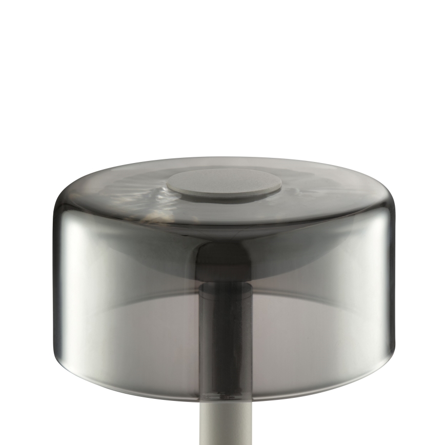 Brilliant - LED stmievateľná nabíjacia dotyková vonkajšia stolová lampa RAZOR LED/2,5W/5V 2700K 2600 mAh IP44 šedá