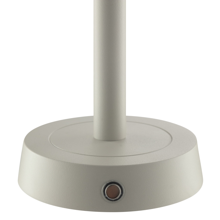 Brilliant - LED stmievateľná nabíjacia dotyková vonkajšia stolová lampa RAZOR LED/2,5W/5V 2700K 2600 mAh IP44 šedá