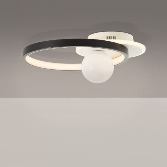 Brilliant - LED Stmievateľné stropné svietidlo ATLANTA LED/24W/230V čierna/biela