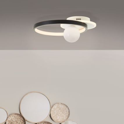 Brilliant - LED Stmievateľné stropné svietidlo ATLANTA LED/24W/230V čierna/biela