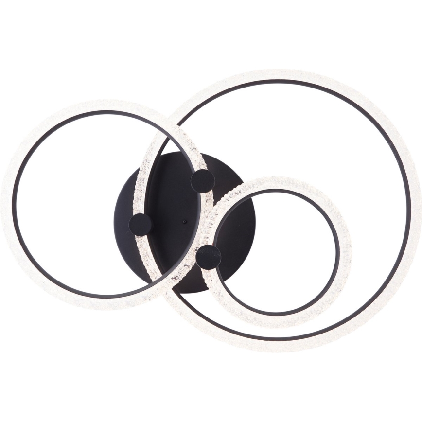 Brilliant - LED Stmievateľné stropné svietidlo AYDIN LED/34W/230V 3000-6500K čierna + diaľkové ovládanie
