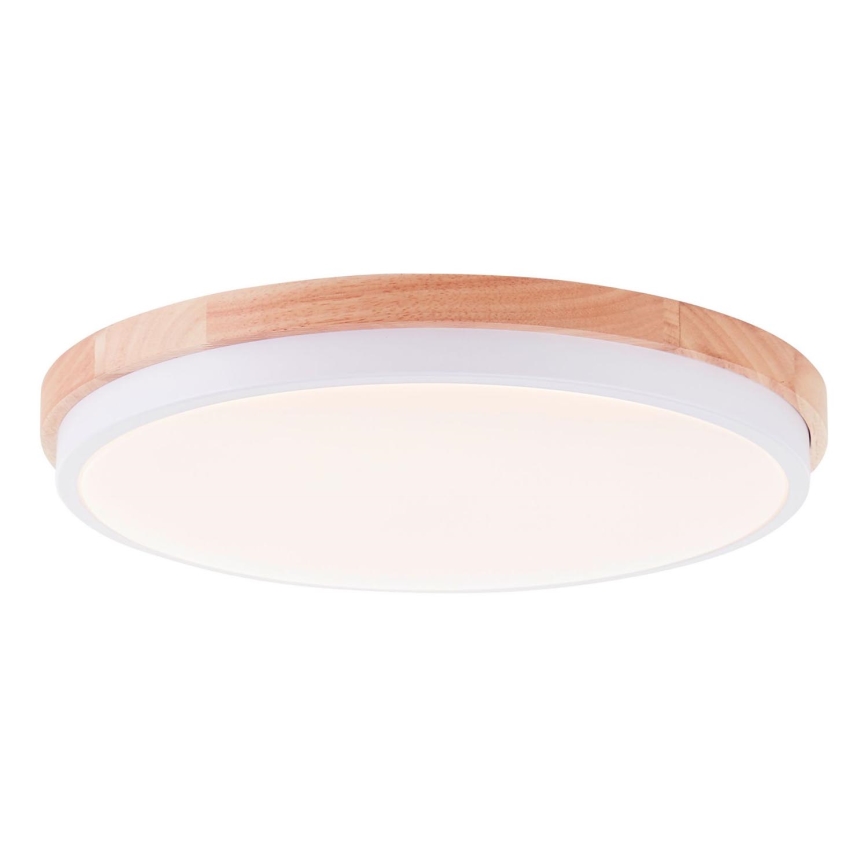 Brilliant - LED Stmievateľné stropné svietidlo BAARLO LED/24W/230V pr. 35 cm biela/gumovník