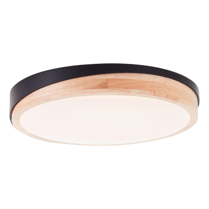 Brilliant - LED Stmievateľné stropné svietidlo BAARLO LED/24W/230V pr. 35 cm čierna/gumovník