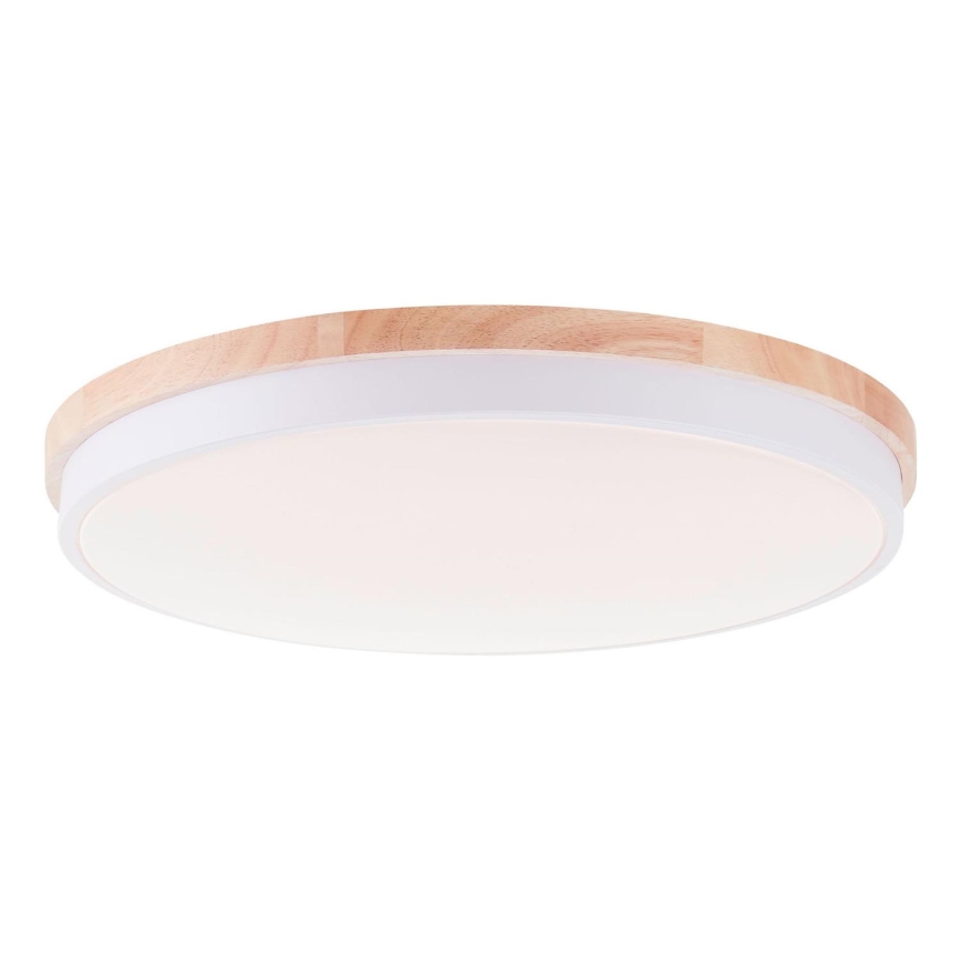 Brilliant - LED Stmievateľné stropné svietidlo BAARLO LED/36W/230V 3000-6500K pr. 50 cm biela/gumovník + diaľkové ovládanie