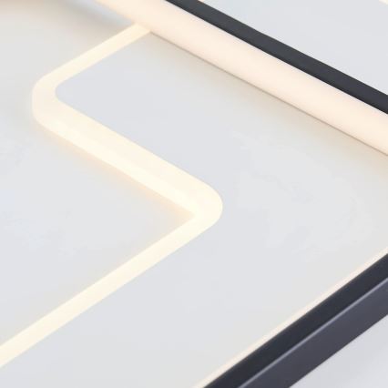 Brilliant - LED Stmievateľné stropné svietidlo BARDEN LED/57W/230V 3000-6800K 60x90 cm biela + diaľkové ovládanie