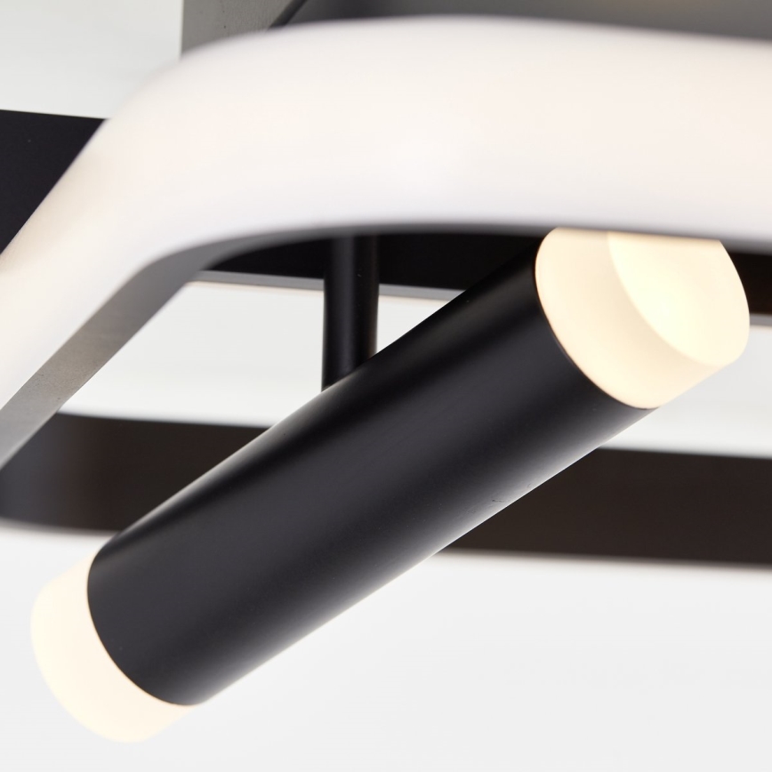 Brilliant - LED Stmievateľné stropné svietidlo DALIDA LED/54W/230V 3000-6500K 45,2x66 cm čierna + diaľkové ovládanie