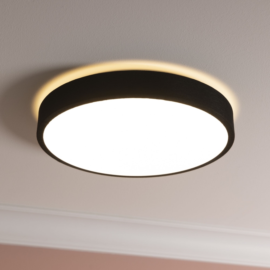 Brilliant - LED Stmievateľné stropné svietidlo FILIZ LED/24W/230V pr. 38,5 cm čierna
