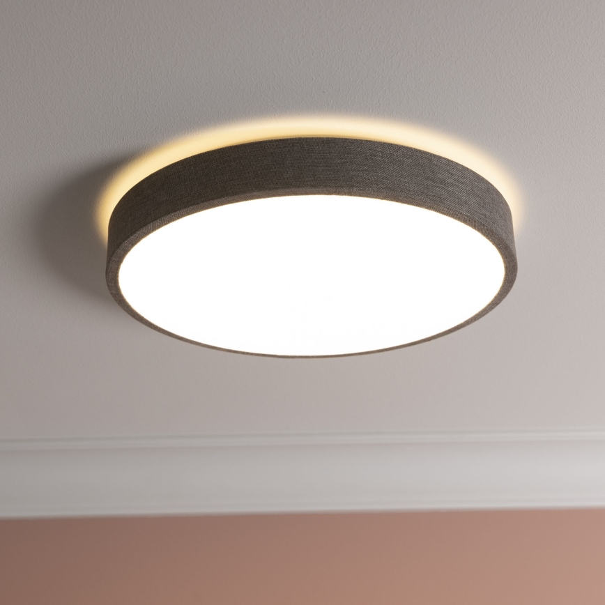 Brilliant - LED Stmievateľné stropné svietidlo FILIZ LED/24W/230V pr. 38,5 cm šedá