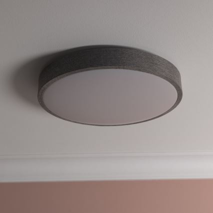 Brilliant - LED Stmievateľné stropné svietidlo FILIZ LED/24W/230V pr. 38,5 cm šedá