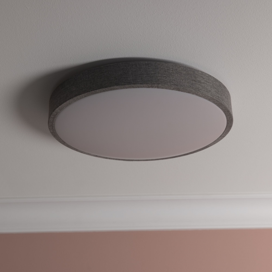 Brilliant - LED Stmievateľné stropné svietidlo FILIZ LED/24W/230V pr. 38,5 cm šedá