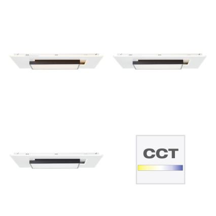 Brilliant - LED Stmievateľné stropné svietidlo HUTSON LED/60W/230V 3000-7100K 50x80 cm biela + diaľkové ovládanie