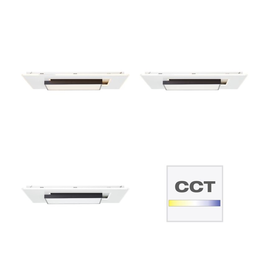 Brilliant - LED Stmievateľné stropné svietidlo HUTSON LED/60W/230V 3000-7100K 50x80 cm biela + diaľkové ovládanie