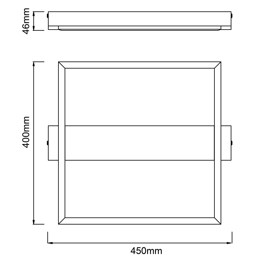 Brilliant - LED Stmievateľné stropné svietidlo LONEOS LED/24W/230V 3000K 45x40 cm - FSC certifikované