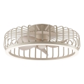 Brilliant - LED Stmievateľné stropné svietidlo s ventilátorom CAPO LED/36W/230V 2700-6500K pr. 48 cm béžová + diaľkové ovládanie