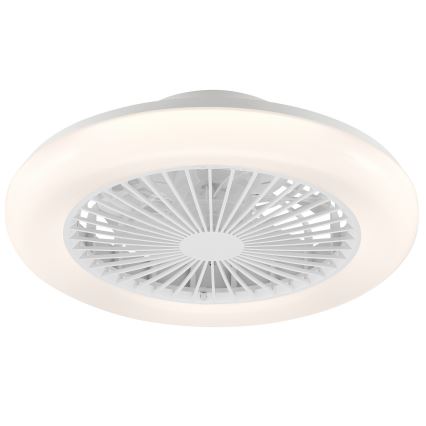 Brilliant - LED stmievateľné stropné svietidlo s ventilátorom MONTERO LED/20W/230V 2700-6500K pr. 42 cm biela + diaľkové ovládanie