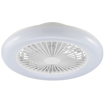 Brilliant - LED stmievateľné stropné svietidlo s ventilátorom MONTERO LED/20W/230V 2700-6500K pr. 42 cm biela + diaľkové ovládanie