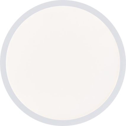 Brilliant - LED stmievateľné stropné svietidlo SORELL, 18 W, 230 V, 3000–6500 K, priemer 29 cm, biele + diaľkové ovládanie