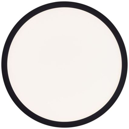 Brilliant - LED stmievateľné stropné svietidlo SORELL LED/18W/230V 3000-6500K pr. 29 cm čierne + diaľkové ovládanie