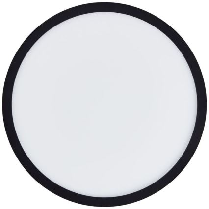 Brilliant - LED stmievateľné stropné svietidlo SORELL LED/18W/230V 3000-6500K pr. 29 cm čierne + diaľkové ovládanie