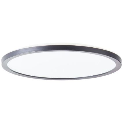 Brilliant - LED stmievateľné stropné svietidlo SORELL LED/18W/230V 3000-6500K pr. 29 cm čierne + diaľkové ovládanie