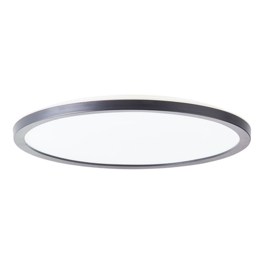 Brilliant - LED stmievateľné stropné svietidlo SORELL LED/18W/230V 3000-6500K pr. 29 cm čierne + diaľkové ovládanie