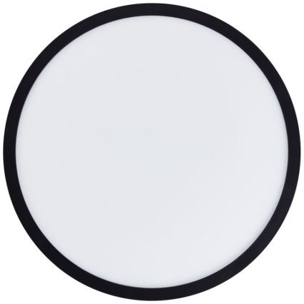 Brilliant - LED stmievateľné stropné svietidlo SORELL LED/24W/230V 3000-6500K priemer 42 cm čierne + diaľkové ovládanie