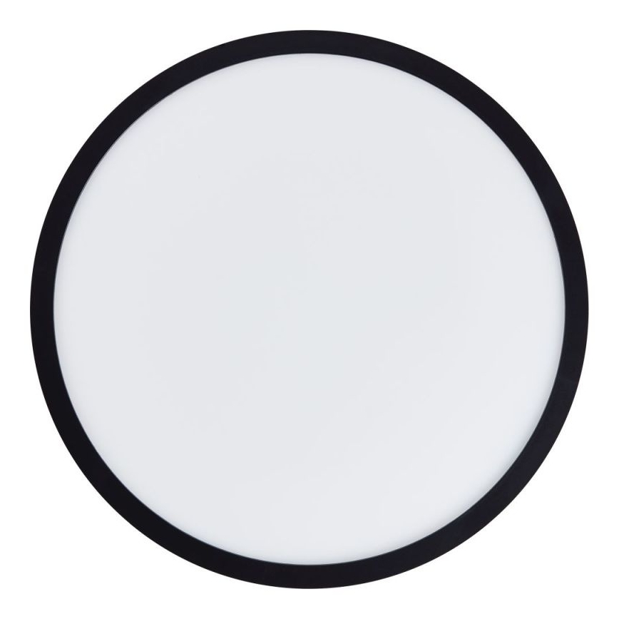 Brilliant - LED stmievateľné stropné svietidlo SORELL LED/24W/230V 3000-6500K priemer 42 cm čierne + diaľkové ovládanie