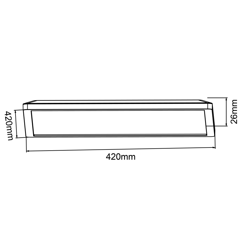 Brilliant - LED stmievateľné stropné svietidlo SORELL LED/24/230V 3000-6500K 42x42 cm biela + diaľkové ovládanie
