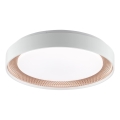 Brilliant - LED Stmievateľné stropné svietidlo WALDO LED/24W/230V 3000-6500K pr. 38,5 cm biela/ružové zlato + diaľkové ovládanie