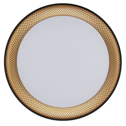 Brilliant - LED Stmievateľné stropné svietidlo WALDO LED/36W/230V 3000-6500K pr. 48,5 cm čierna/zlatá + diaľkové ovládanie