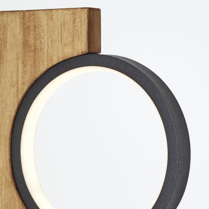 Brilliant - LED Stolná lampa CHEESY LED/12W/230V borovica