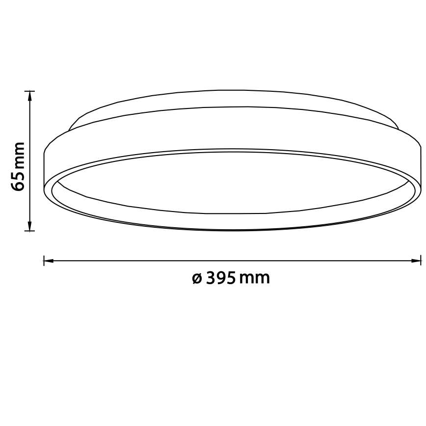 Brilliant - LED Stropné svietidlo ALSON LED/26W/230V 3000/4500K pr. 39,5 cm gumovník
