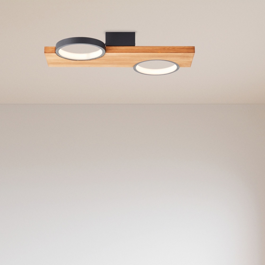 Brilliant - LED Stropné svietidlo CHEESY LED/14W/230V borovica