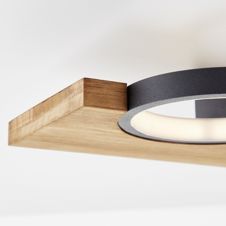 Brilliant - LED Stropné svietidlo CHEESY LED/14W/230V borovica