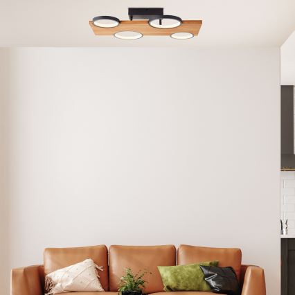 Brilliant - LED Stropné svietidlo CHEESY LED/28W/230V borovica