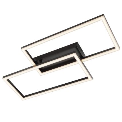 Brilliant - LED stropné svietidlo JORVIC LED/21W/230V 29x60 cm čierna
