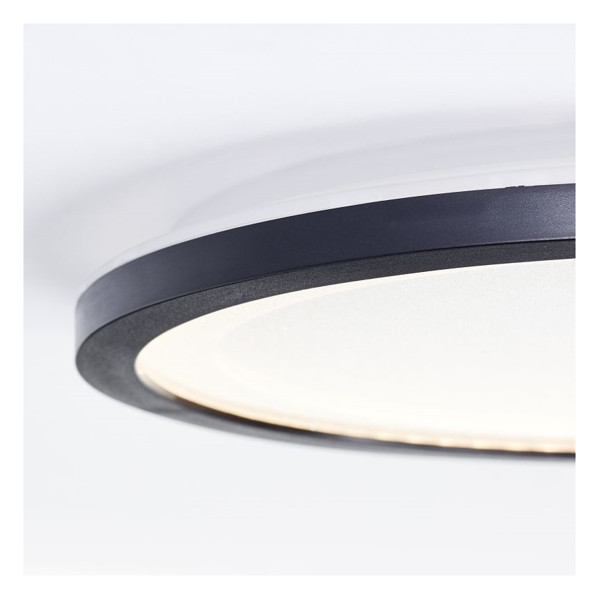Brilliant - LED Stropné svietidlo MOSAKO LED/16W/230V 3000K pr. 25 cm čierna