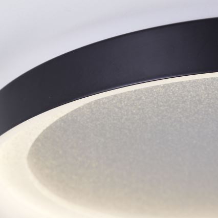 Brilliant - LED Stropné svietidlo QUITO LED/24W/230V 3000K pr. 33 cm čierna