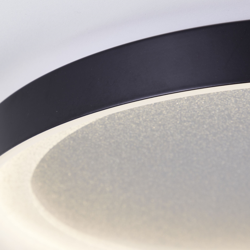 Brilliant - LED Stropné svietidlo QUITO LED/24W/230V 3000K pr. 33 cm čierna