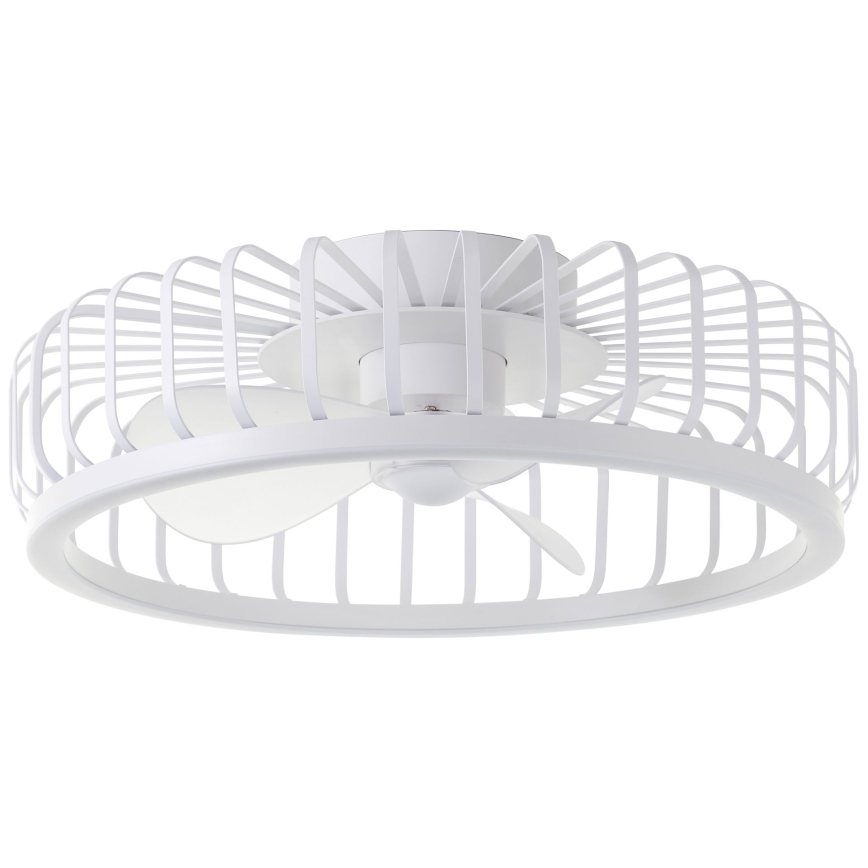 Brilliant - LED stmievateľné stropné svietidlo s ventilátorom CAPO LED/36W/230V 2700-6500K priemer 48 cm biela + diaľkové ovládanie