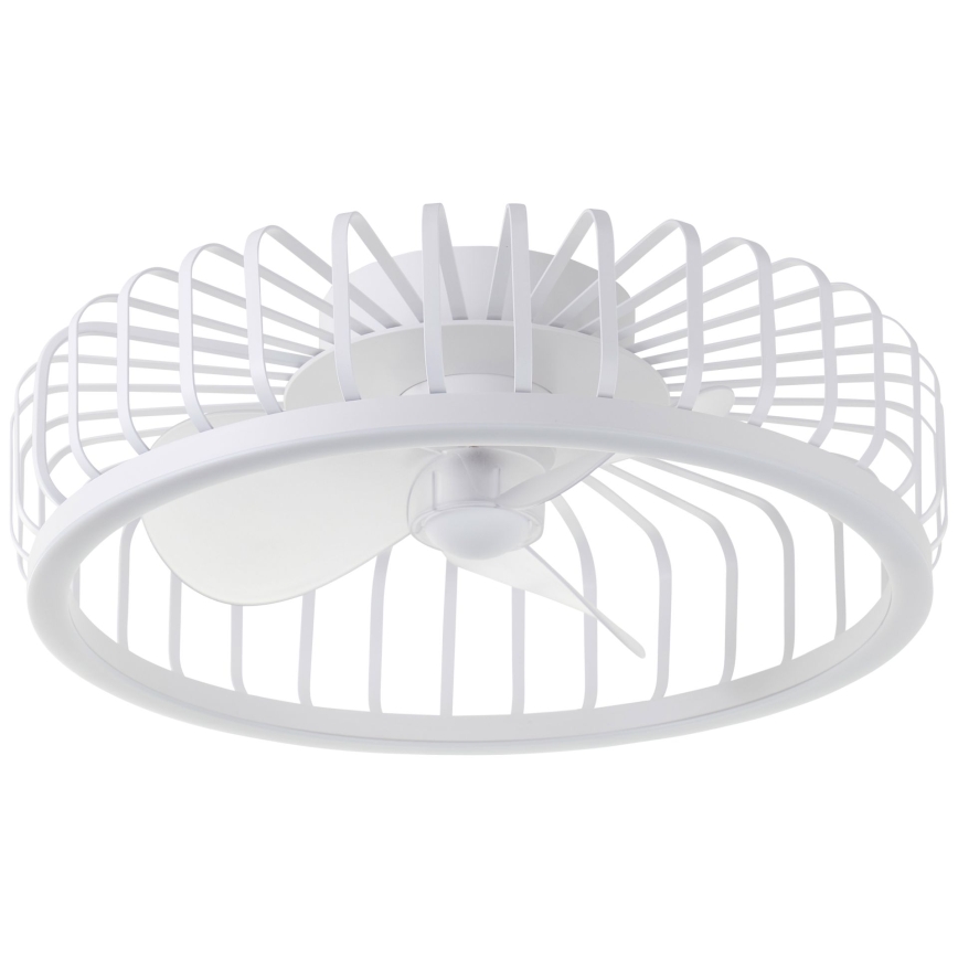 Brilliant - LED stmievateľné stropné svietidlo s ventilátorom CAPO LED/36W/230V 2700-6500K priemer 48 cm biela + diaľkové ovládanie