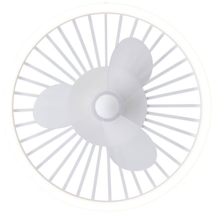 Brilliant - LED stmievateľné stropné svietidlo s ventilátorom CAPO LED/36W/230V 2700-6500K priemer 48 cm biela + diaľkové ovládanie