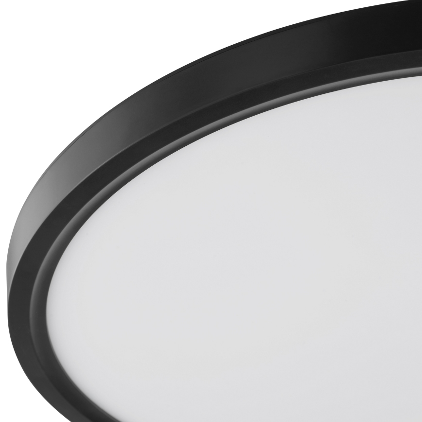 Brilliant - LED stropné svietidlo s pohybovým a súmrakovým senzorom GALO LED/26W/230V pr. 40 cm čierne