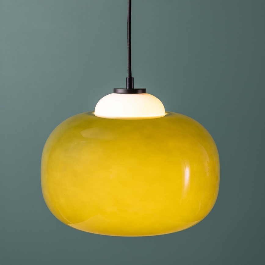 Brilliant - Luster na lanku BLOP 1xE27/60W/230V zelená