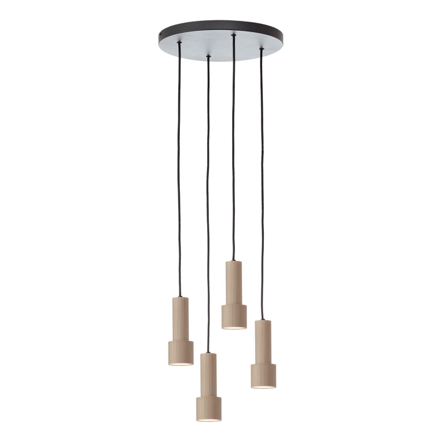 Brilliant - Luster na lanku CADIZ 4xGU10/10W/230V pr. 35 cm bronzová