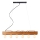Brilliant - Luster na lanku CALANDRA 6xE27/42W/230V borovica